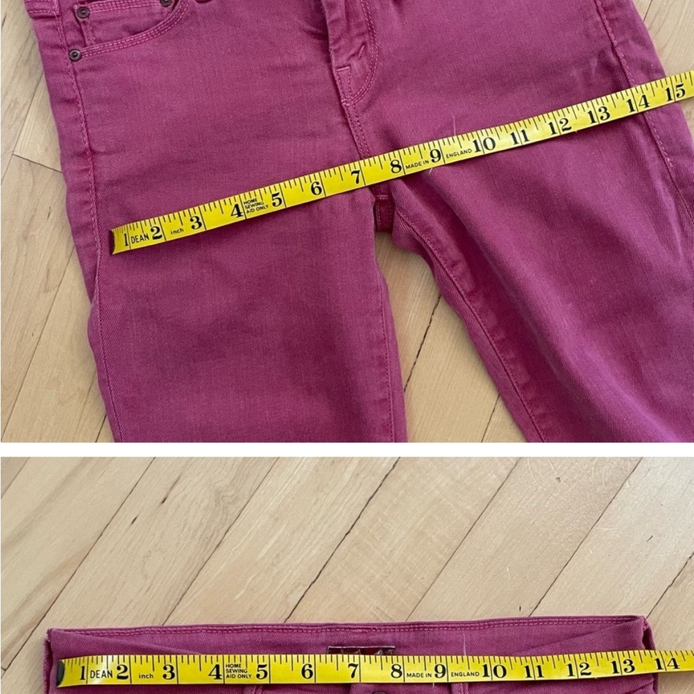 MOTHER Pink Cropped Jeans - Picture 4 of 6